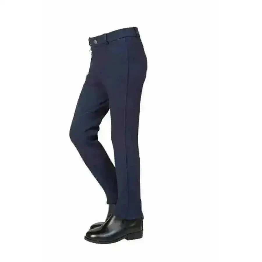 Dublin Supafit Classic Euro Seat Jodhpurs Childs Navy Child 10 Jodhpurs