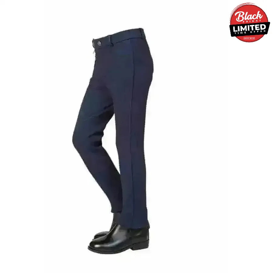 Dublin Supafit Classic Euro Seat Jodhpurs Childs Navy Child 10 Jodhpurs