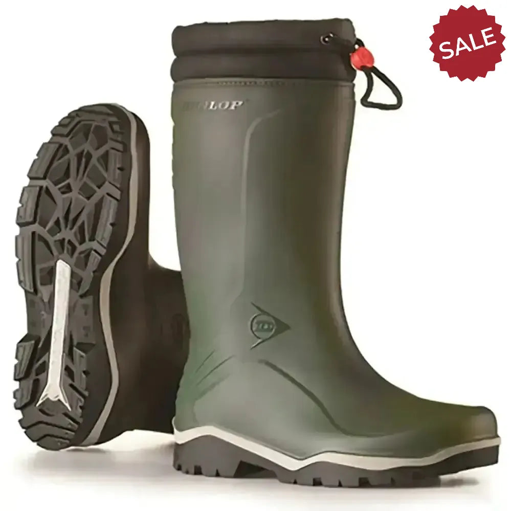 Dunlop Blizzard Green (36) 3 Green Wellington Boots