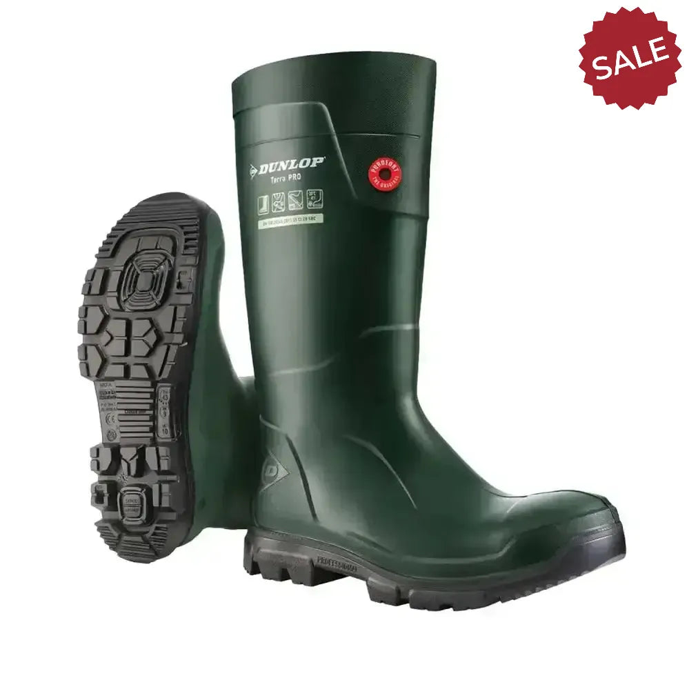 Dunlop Purofort Terrapro Green (35) 2 Wellington Boots