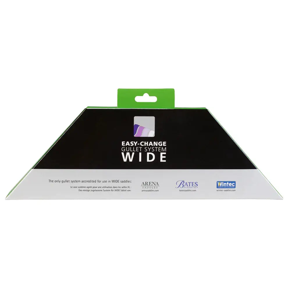 Black and white easy-change wintec gullets packaging with green hanging tab showing wintec gullets sold individually