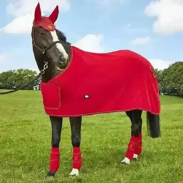 Elico Dartmoor Fleece Showing Rugs Black 4'6" Fleece Rugs