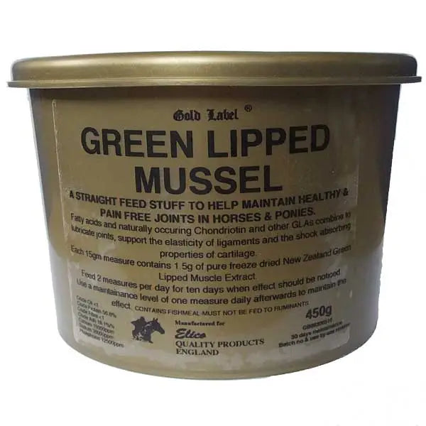 Elico Green Lipped Mussel 450g Horse Supplements