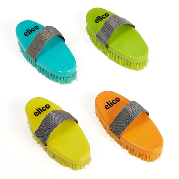 Elico Sandown Body Brush Lime Green Body Brushes