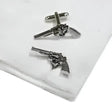 English Made Pistols Pewter Cufflinks Gifts