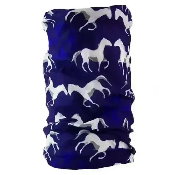 Equestrian Multifunctional Riding Neck Band / Snood Navy Headwear & Neckwear