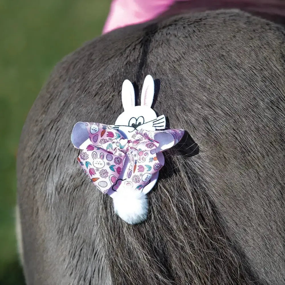Equetech Bunny Rabbit Horse Tail Bow Hair slider