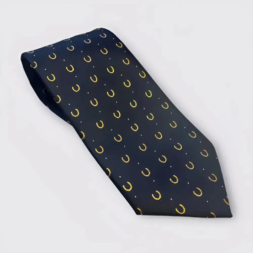 Equetech Horseshoes Show Tie Junior Riding Ties