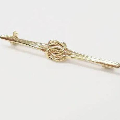 Equetech Knot Stock Pin Gold Plated Equetech Stocks and Ties Barnstaple Equestrian Supplies