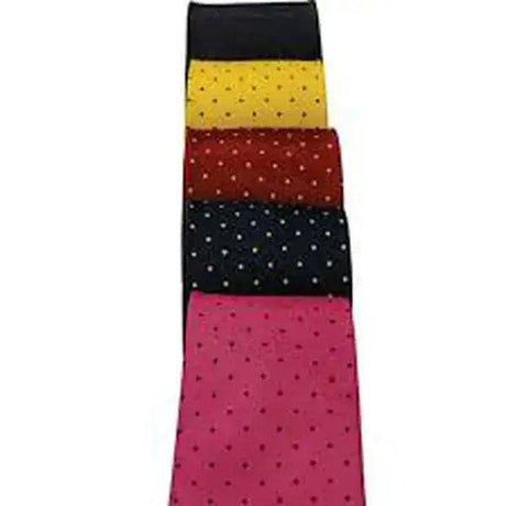 Equetech Polka Dot Ties Navy / Red Equetech Stocks and Ties Barnstaple Equestrian Supplies