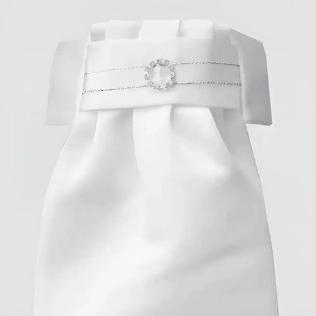Equetech Ready-Tied Stocks Diamante Circle Deluxe Ready-Tied Stocks