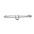 Equetech Traditional Horseshoe Stock Pin Silver Stock Pin