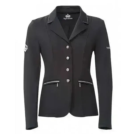 Equi Theme Junior Crystal Competition Riding Jackets - Black Child 12 Years Show Jackets
