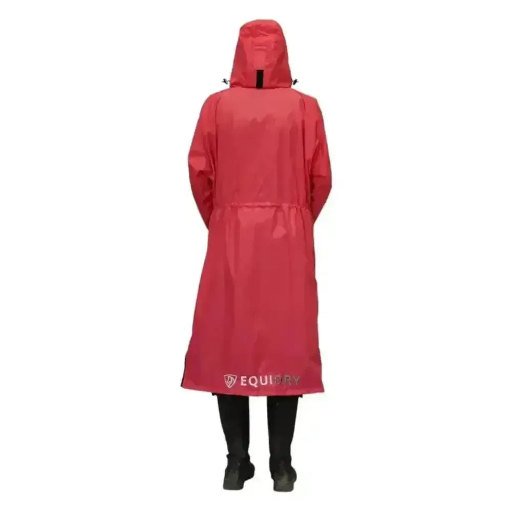 Equidry EQUIMAC Waterproof Riding Jacket Coral / Grey Age 3 - 5 Outdoor Coats