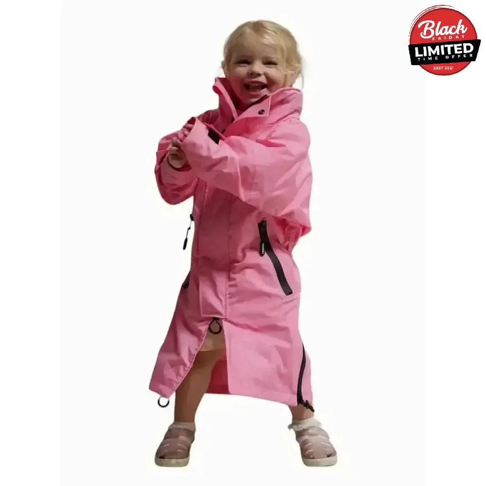 Equidry EQUIMAC Waterproof Riding Jacket Penelope Pink / Pink Age 3 - 5 Outdoor Coats