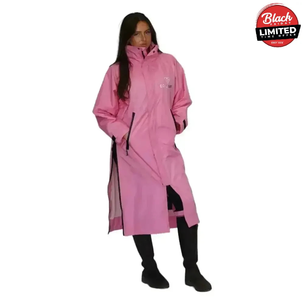Equidry EQUIMAC Waterproof Riding Jacket Penelope Pink / Pink Age 3 - 5 Outdoor Coats