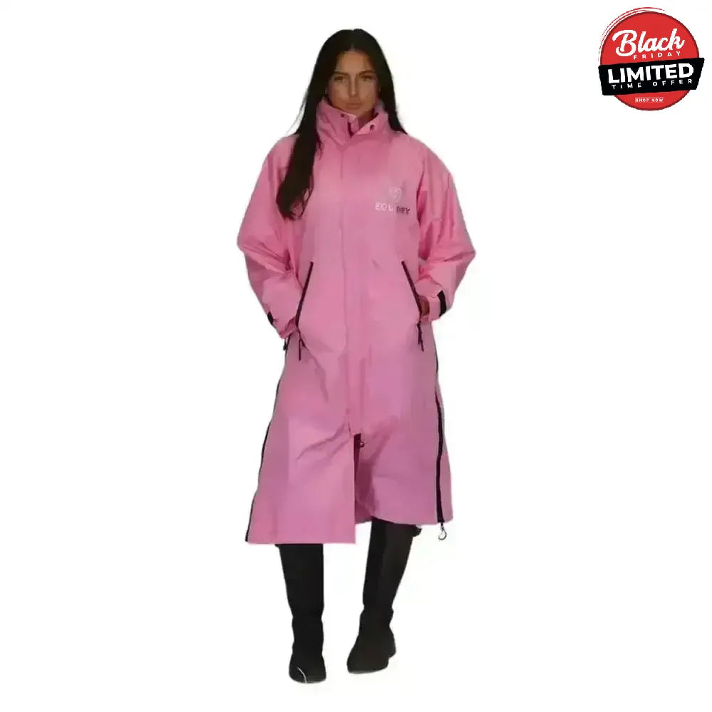 Equidry EQUIMAC Waterproof Riding Jacket Penelope Pink / Pink Age 3 - 5 Outdoor Coats