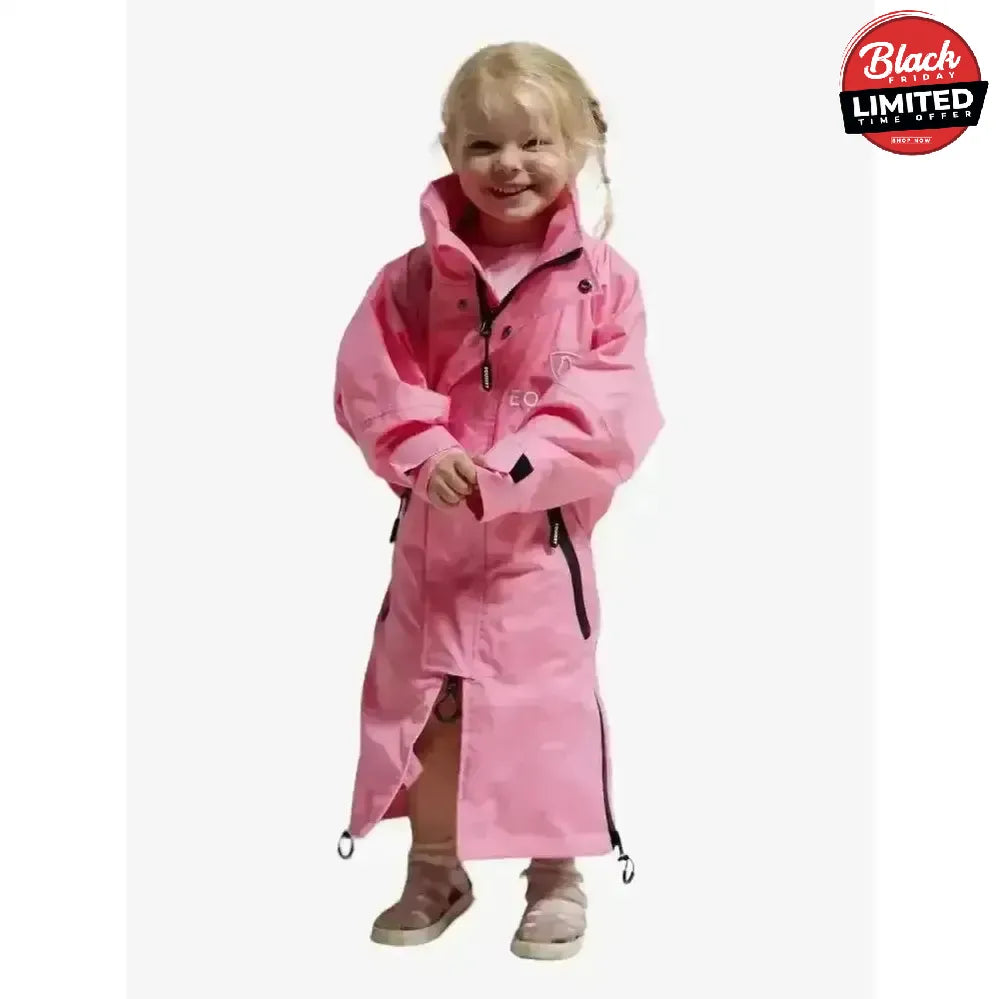 Equidry EQUIMAC Waterproof Riding Jacket Penelope Pink / Pink Age 3 - 5 Outdoor Coats