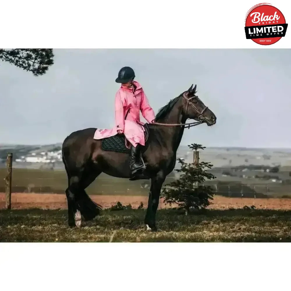 Equidry EQUIMAC Waterproof Riding Jacket Penelope Pink / Pink Age 3 - 5 Outdoor Coats