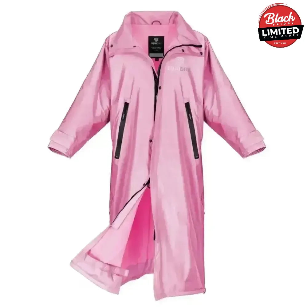 Equidry EQUIMAC Waterproof Riding Jacket Penelope Pink / Pink Age 3 - 5 Outdoor Coats