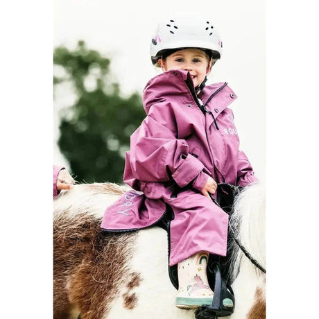 Equidry EQUIMAC Waterproof Riding Jacket Valerian / Valerian Outdoor Coats & Jackets Age 3 - 5 Barnstaple Equestrian Supplies