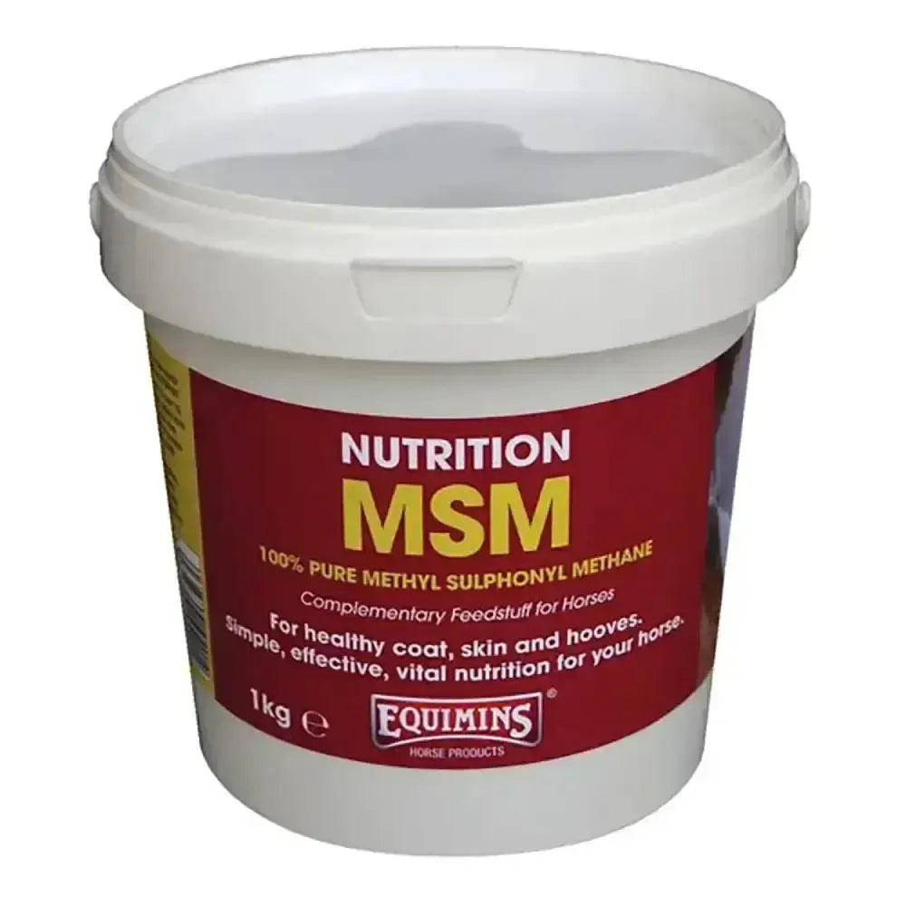 Equimins MSM (Methyl Sulphonyl Methane) Powder 1kg Equine Joint Supplements
