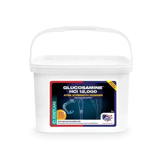 Equine America GLUCOSAMINE HCI 12,000 - Premium Quality 5kg Equine Joint Supplements