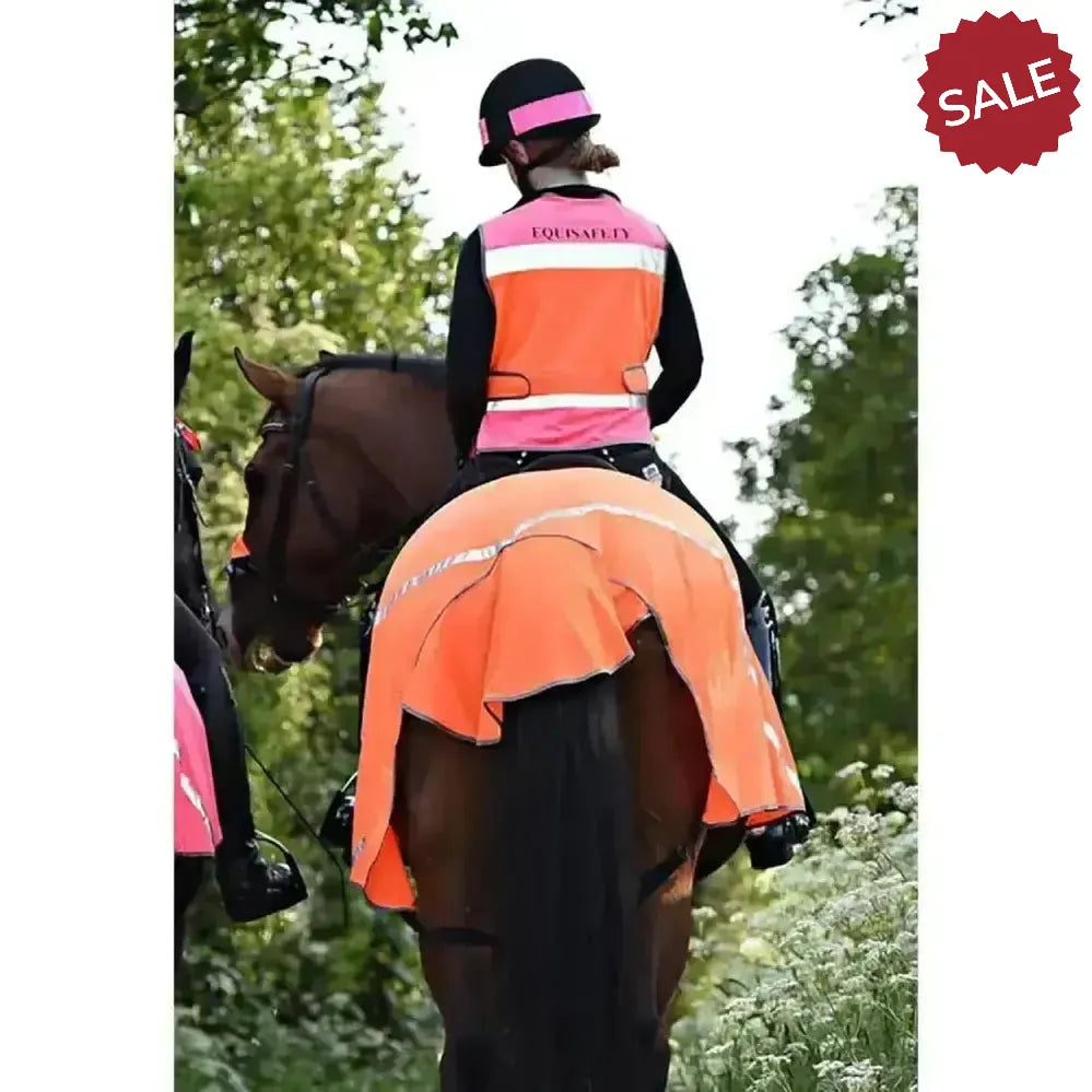 Equisafety Breathable Mesh Fly Quarter Sheets Yellow X Small Pony Ride On Fly Rugs