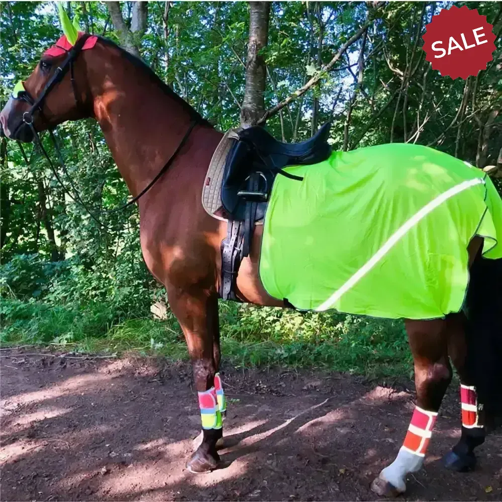 Equisafety Breathable Mesh Fly Quarter Sheets Yellow X Small Pony Ride On Fly Rugs