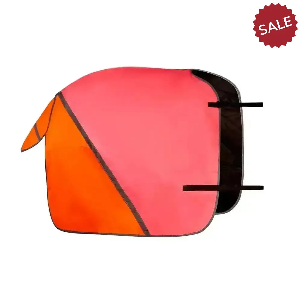 Equisafety Hi-Vis Waterproof Quarter Sheet Pink/Orange COB Pink/Orange Exercise Sheets