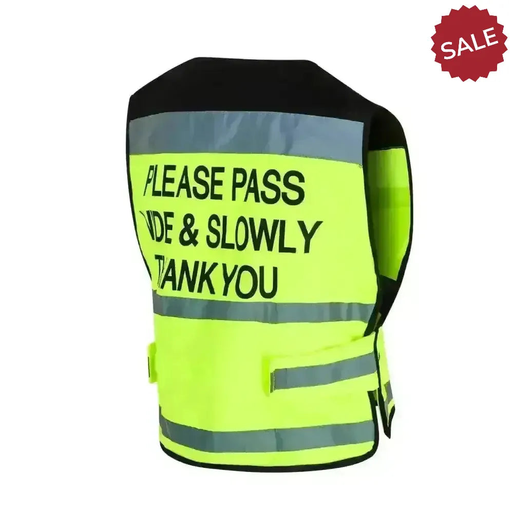 Equisafety Hi Viz Waistcoats Pass Wide & Slowly For Air Jackets Pink Small Waistcoats