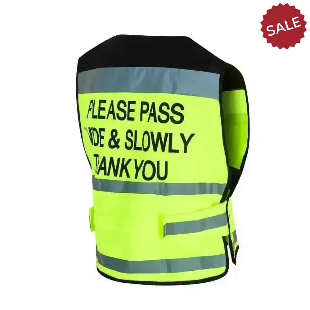 Equisafety Hi Viz Waistcoats Pass Wide & Slowly For Air Jackets Pink Small Waistcoats