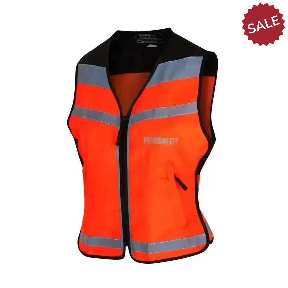 Equisafety Hi Viz Waistcoats Pass Wide & Slowly For Air Jackets Pink Small Waistcoats