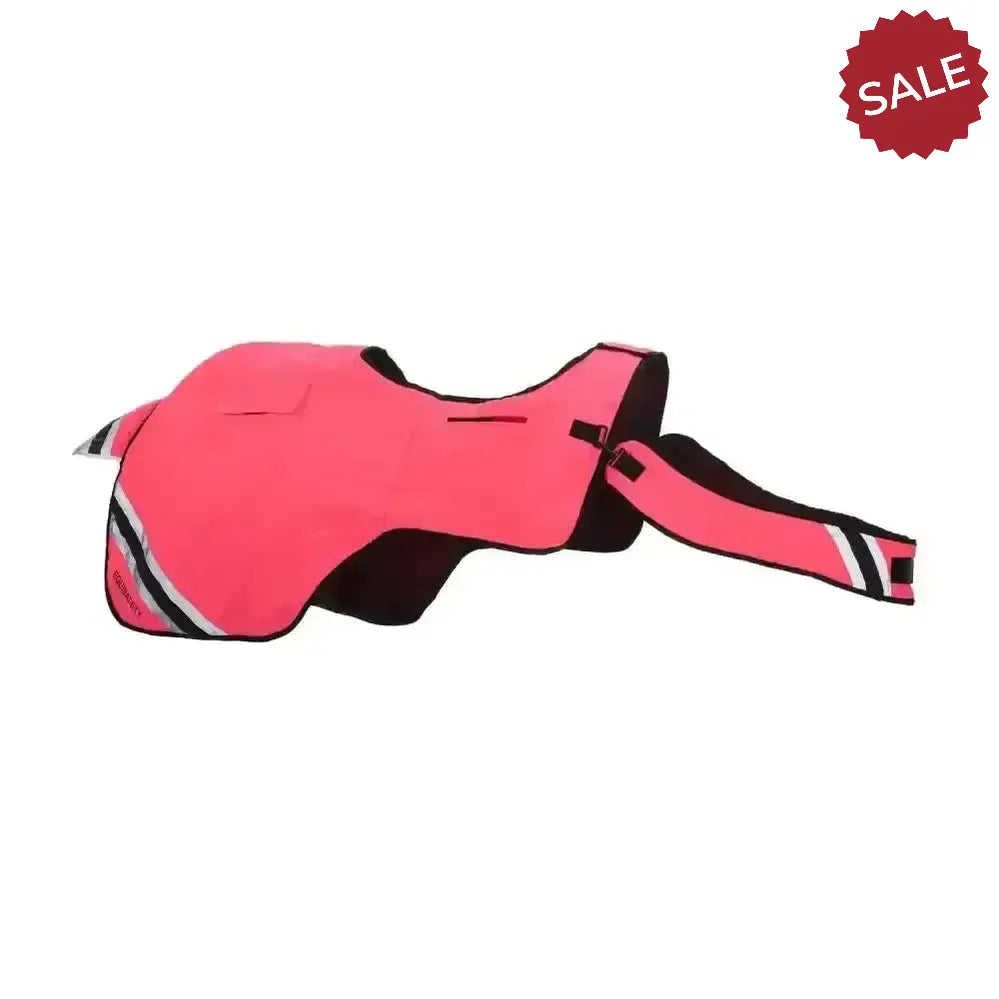 Equisafety Hi Viz Wraparound Winter Exercise Rug Red Pony Exercise Sheets
