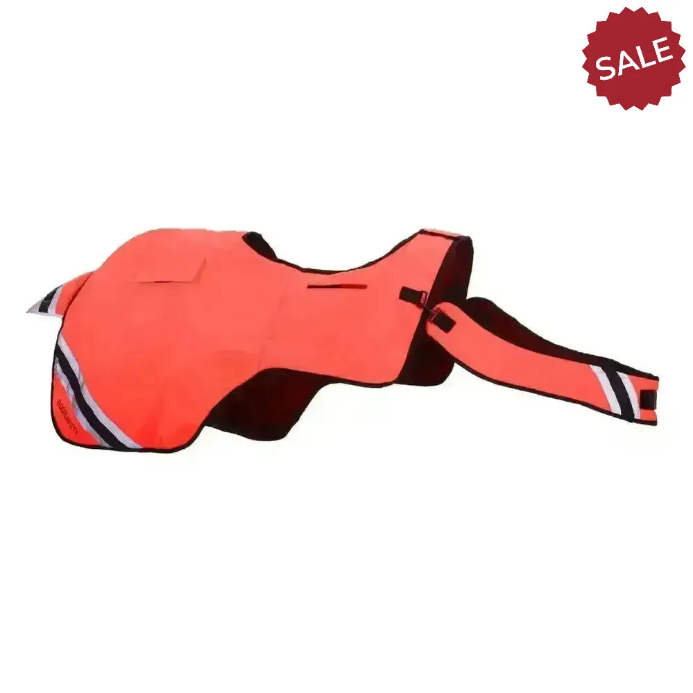 Equisafety Hi Viz Wraparound Winter Exercise Rug Red Pony Exercise Sheets
