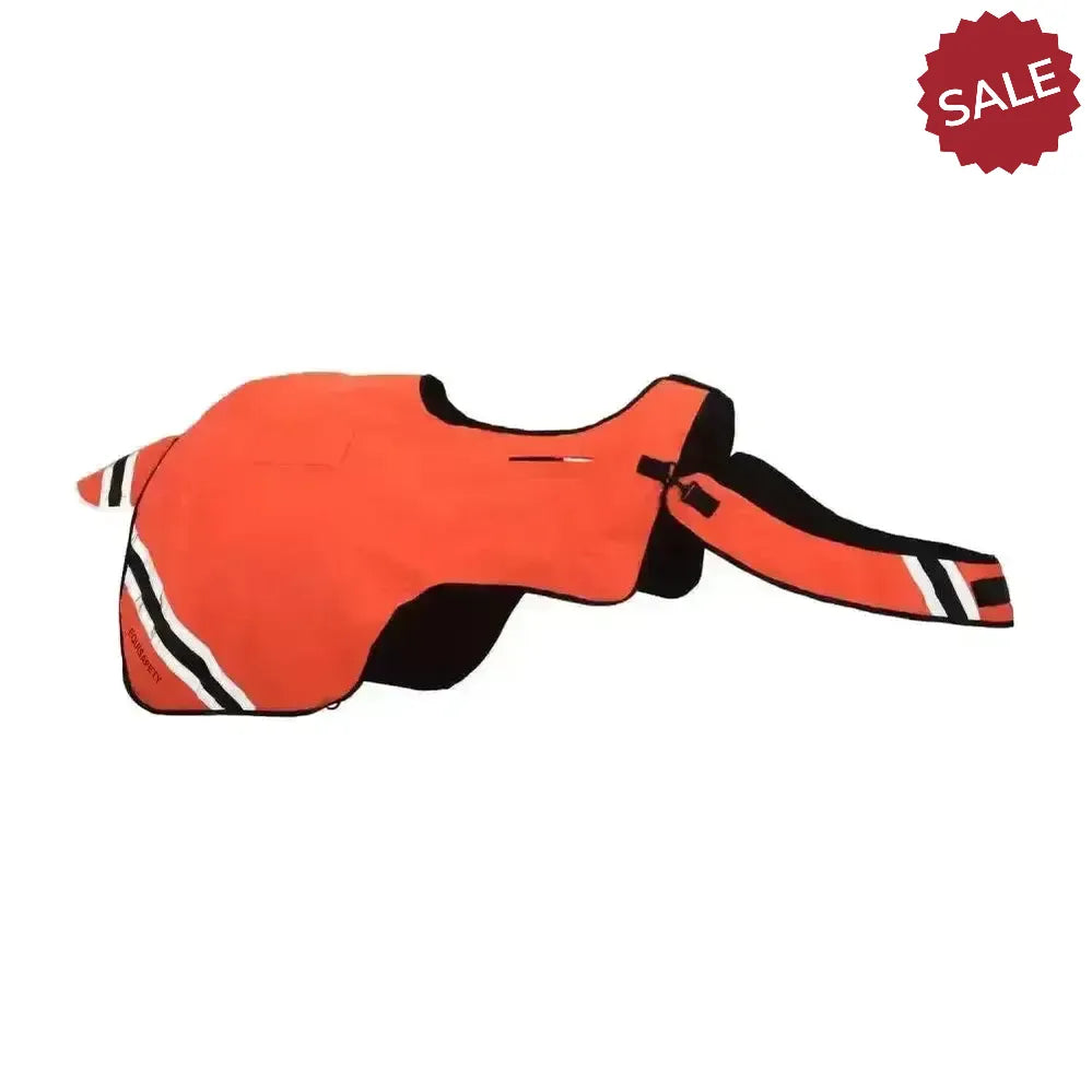 Equisafety Hi Viz Wraparound Winter Exercise Rug Red Pony Exercise Sheets