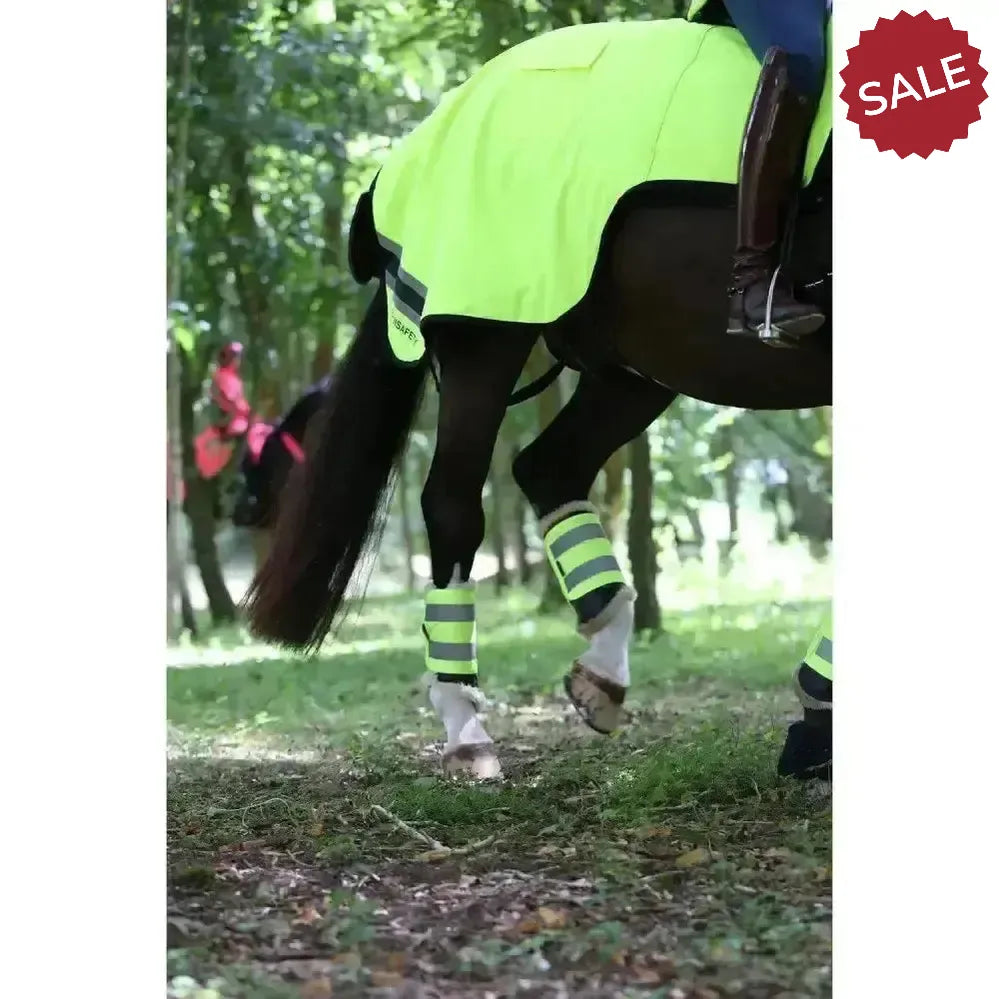Equisafety Hi Viz Wraparound Winter Exercise Rug Red Pony Exercise Sheets