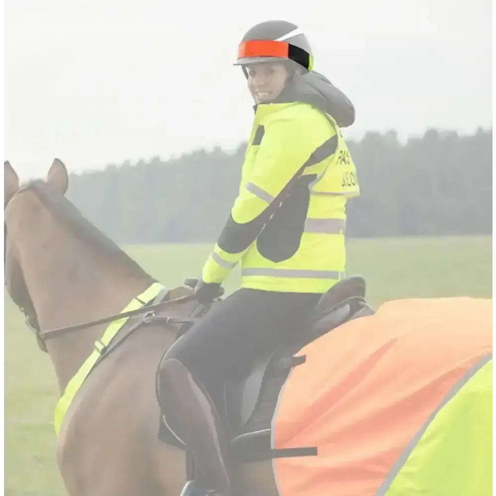Equisafety Multi-Coloured Hatband Pink/Orange Riding Hat Bands