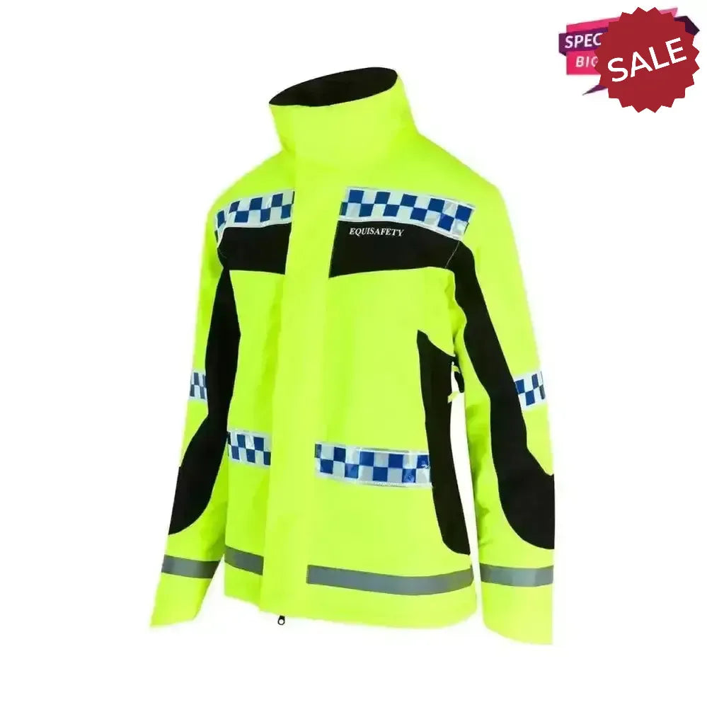 Equisafety Polite Hi Vis Winter Inverno Equestrian Jacket Childs 5 - 7 Years Hi-Vis