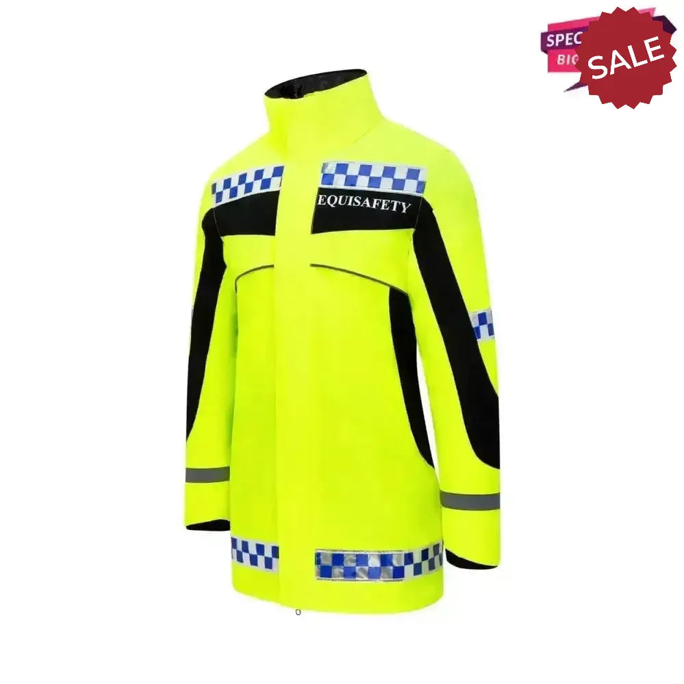 Equisafety Polite Hi Vis Winter Inverno Equestrian Jacket Childs 5 - 7 Years Hi-Vis