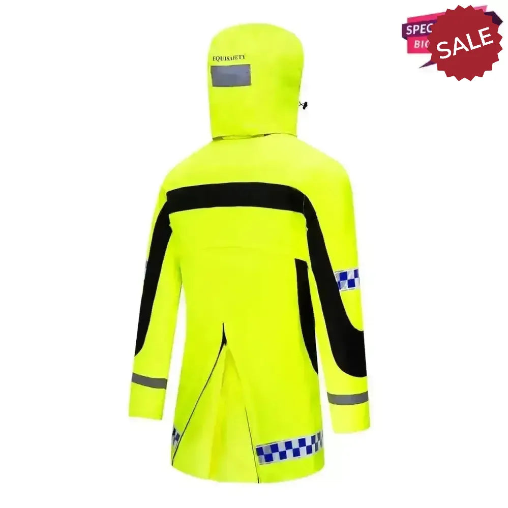 Equisafety Polite Hi Vis Winter Inverno Equestrian Jacket Childs 5 - 7 Years Hi-Vis