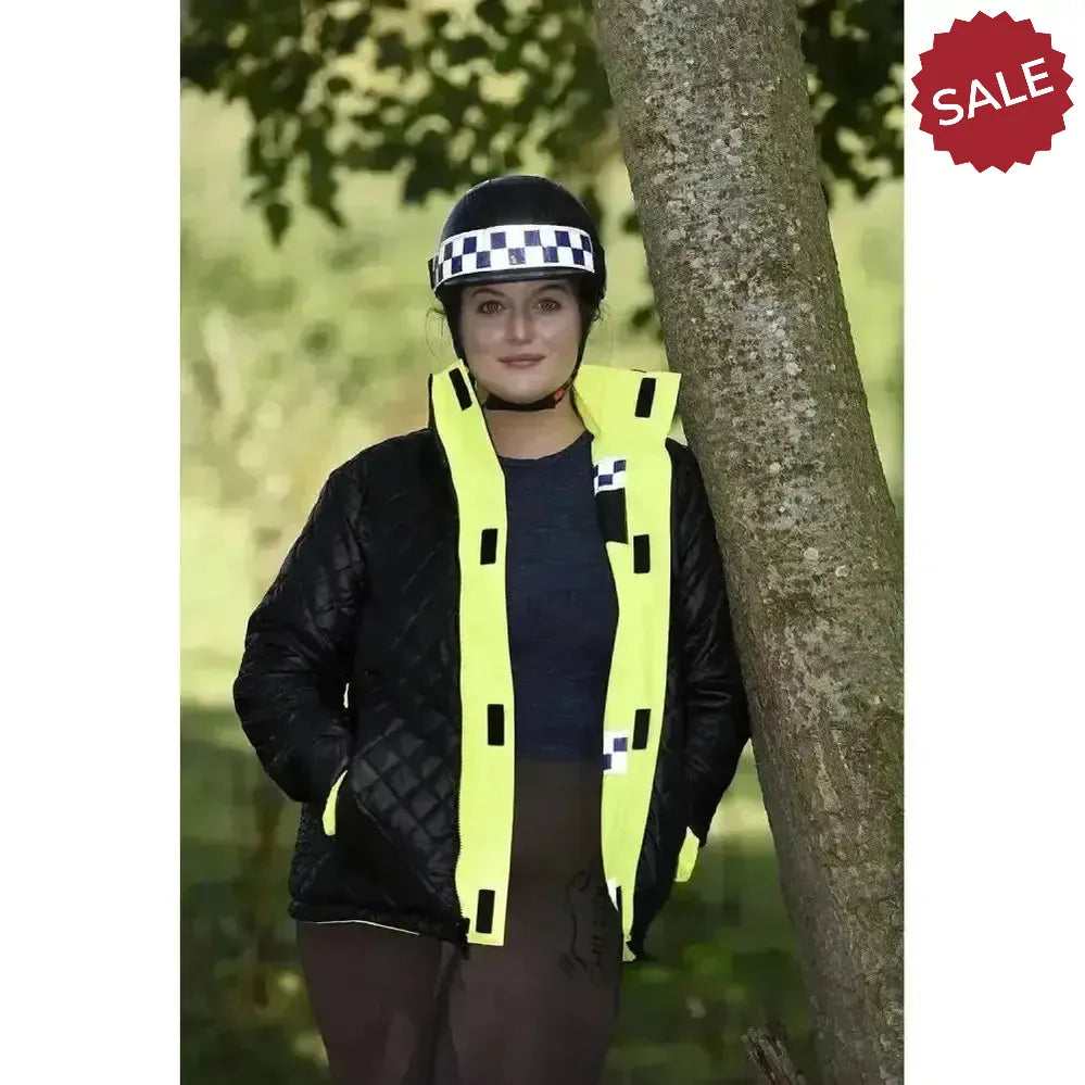 Equisafety Polite Hi Vis Winter Inverno Equestrian Jacket X Small Outdoor Coats