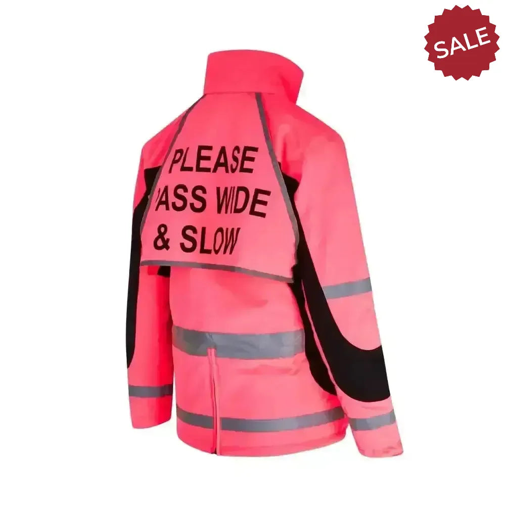 Equisafety Winter Inverno Reflective Hi Viz Riding Jackets Pink X Large Outdoor Coats