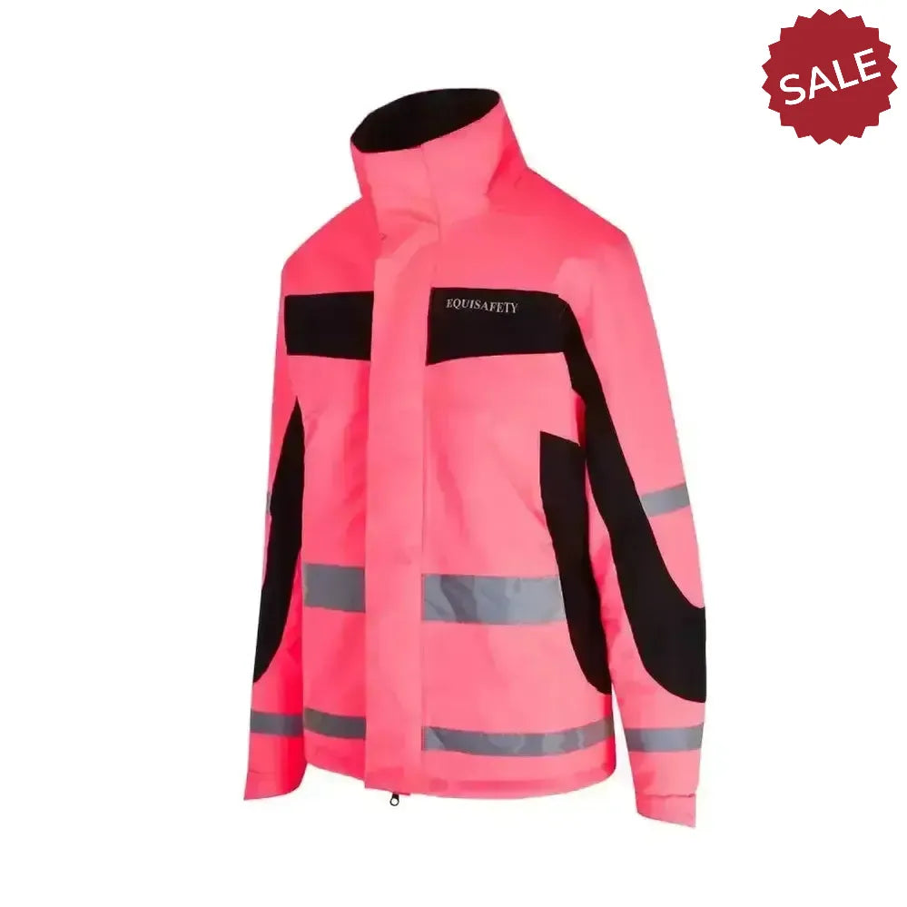 Equisafety Winter Inverno Riding Jacket Pink 11-13 Years Pink Outdoor Jackets