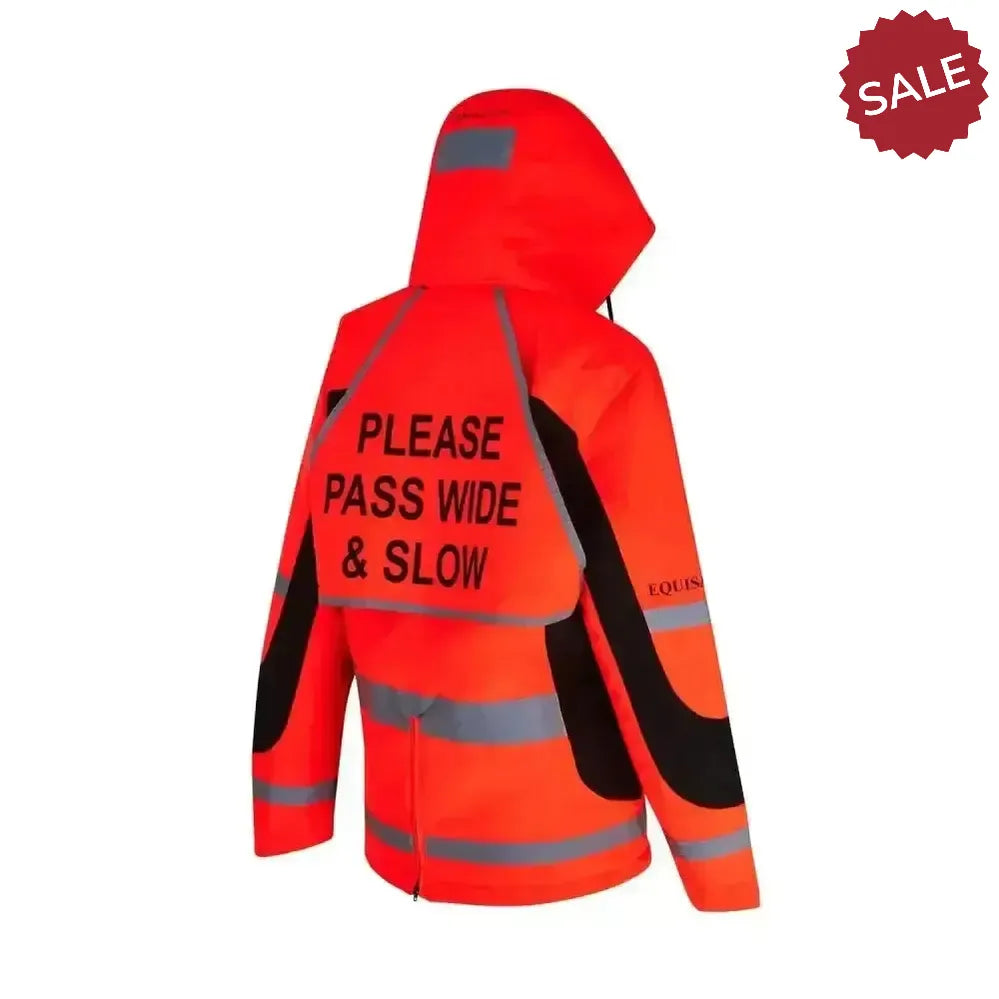 Equisafety Winter Inverno Riding Jacket Red Large Red Hi-Vis
