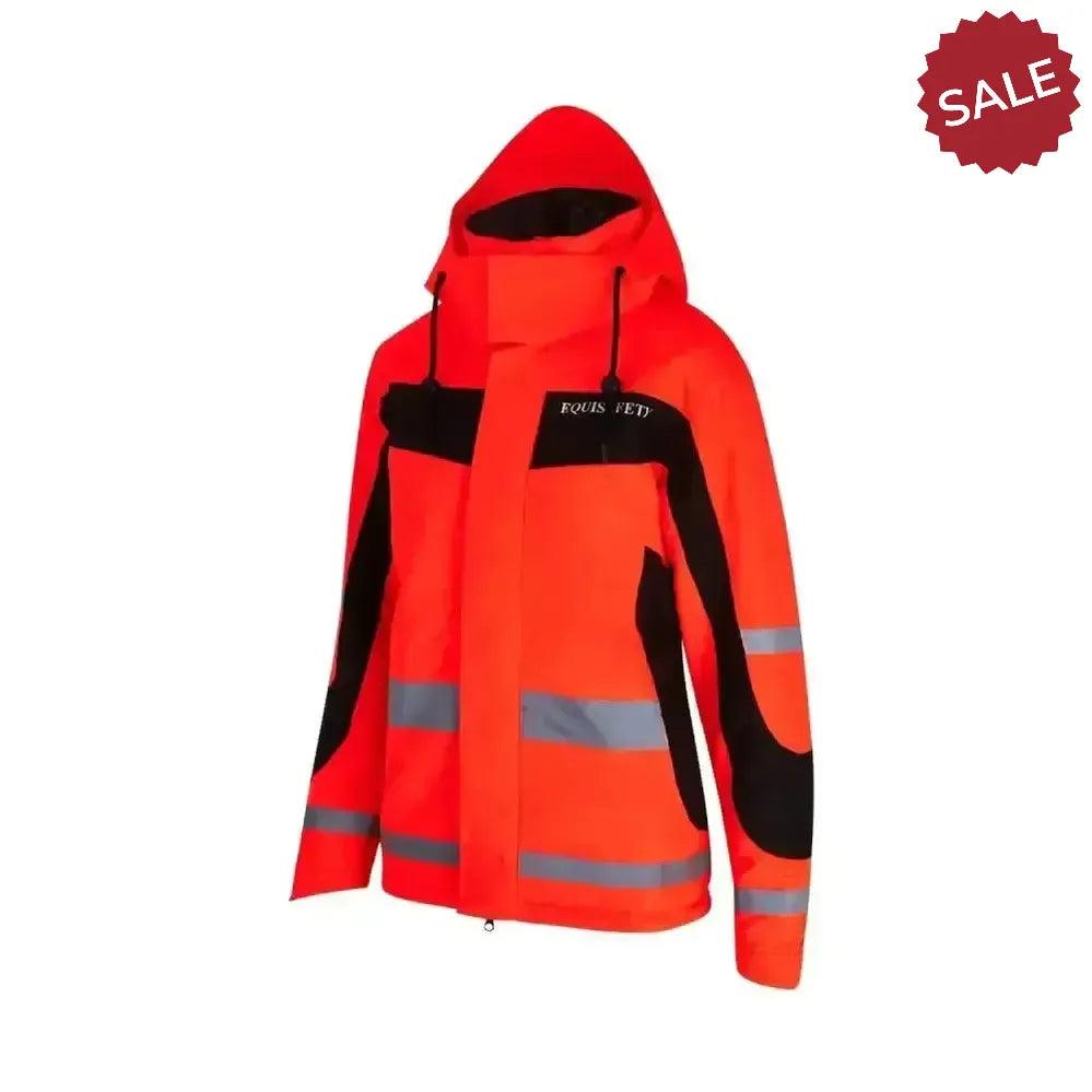 Equisafety Winter Inverno Riding Jacket Red Large Red Hi-Vis