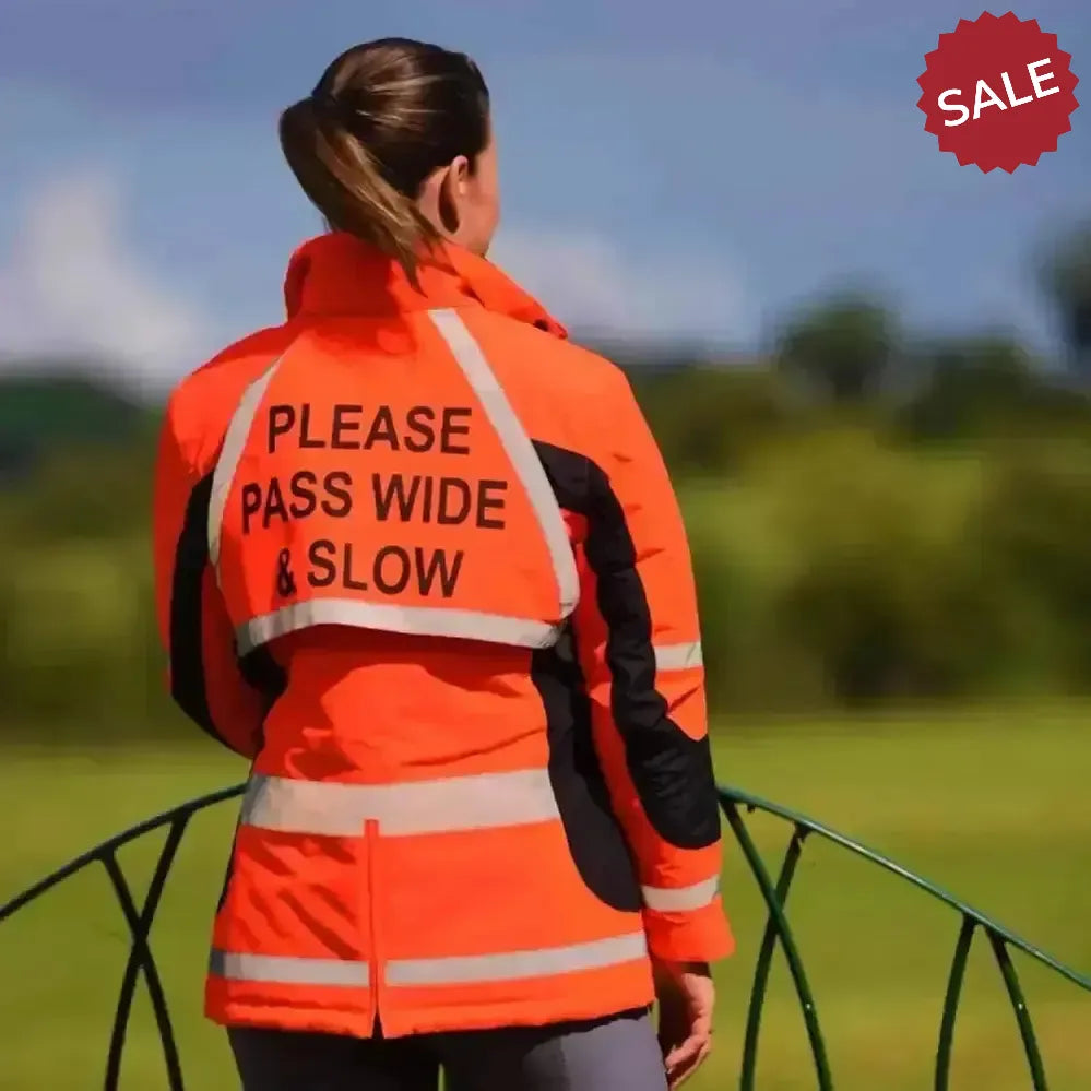 Equisafety Winter Inverno Riding Jacket Red Large Red Hi-Vis