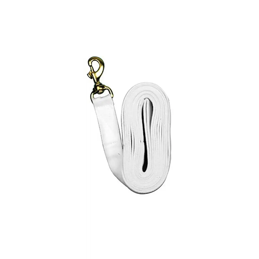 EquiSential Cotton Leads White 8 foot Lead Ropes