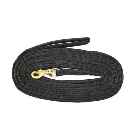EquiSential Padded Lunge Rein 24ft Black 24ft Lunge Lines