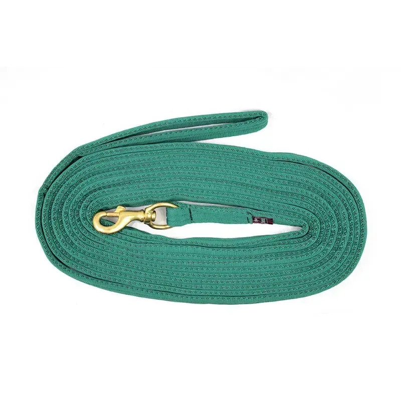 EquiSential Padded Lunge Rein 24ft Green 24ft Lunge Lines